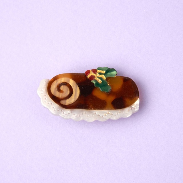 【Coucou Suzette】CHRISTMAS LOG CAKE HAIR CLIP