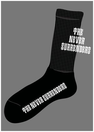 THE NEVER SURRENDERS JACQUARD SOCKS