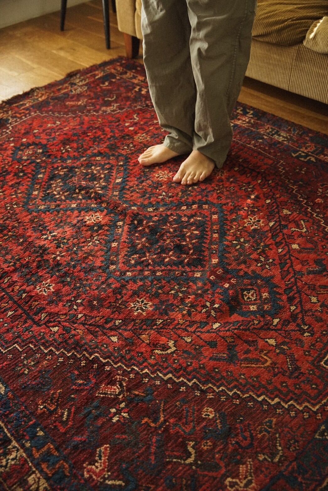 1055 -Semi Antique Qashqai rug