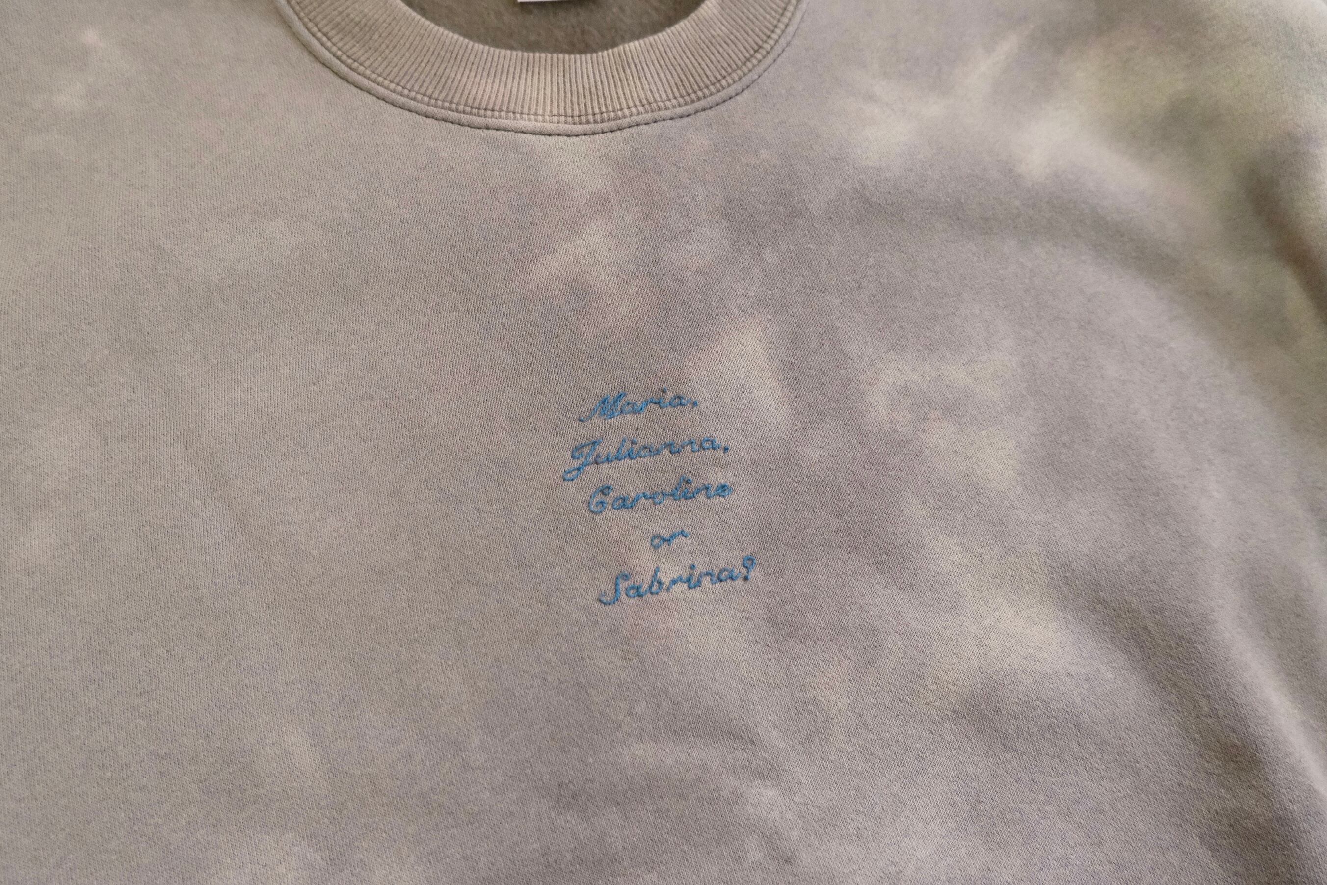 古着 U.S.vintage スウェット ブリーチ加工 スプラッシュ 斬新 黒S 80s 