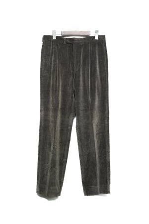 00's~ "GIANFRANCO FERRE" Corduroy 1-Tuck Trousers