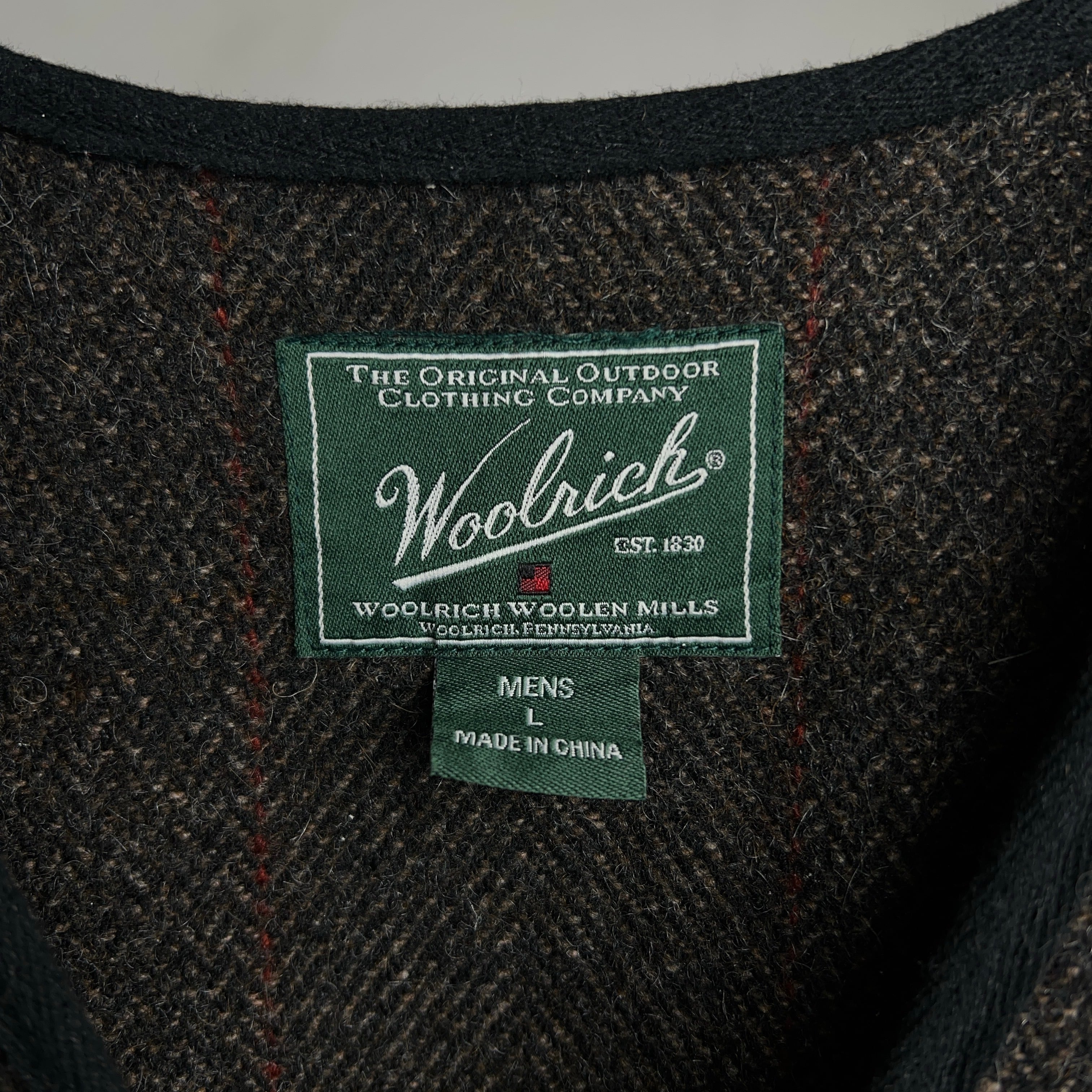 Woolrich Tweed Wool Vest ウールリッチ ツィード ウールベスト HBT