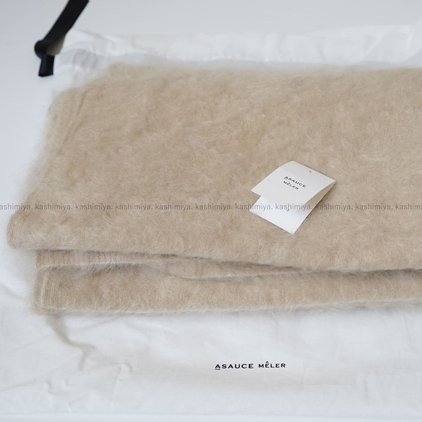 ASAUCE MELER アソースメレ 2020年商品 カシミヤ100％ ファーストール