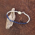 Mandi/マンディ 2Tone Bracelet(SM Beads)(White×Navy)