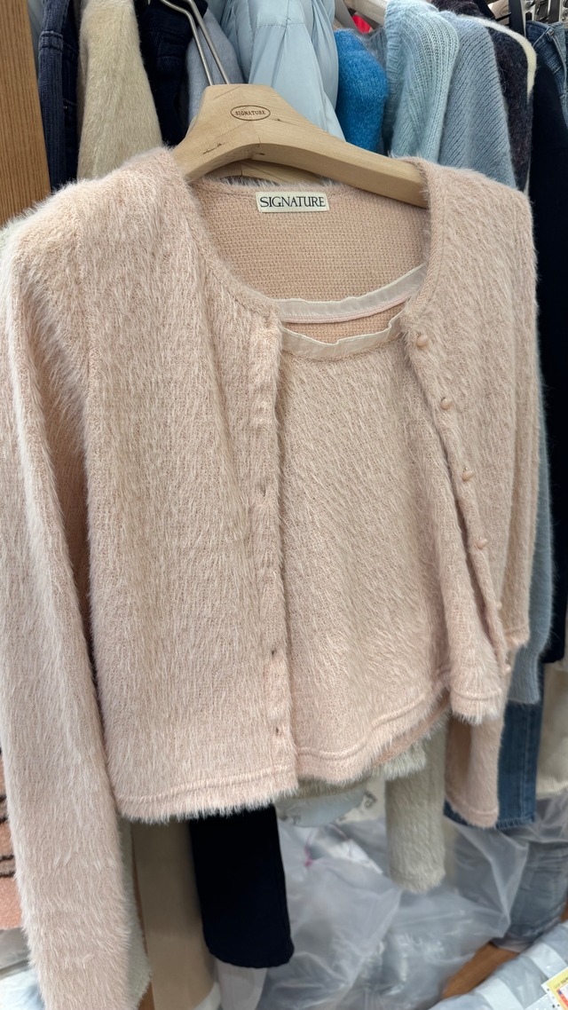 (予約) signature / Suri cardigan set 3color