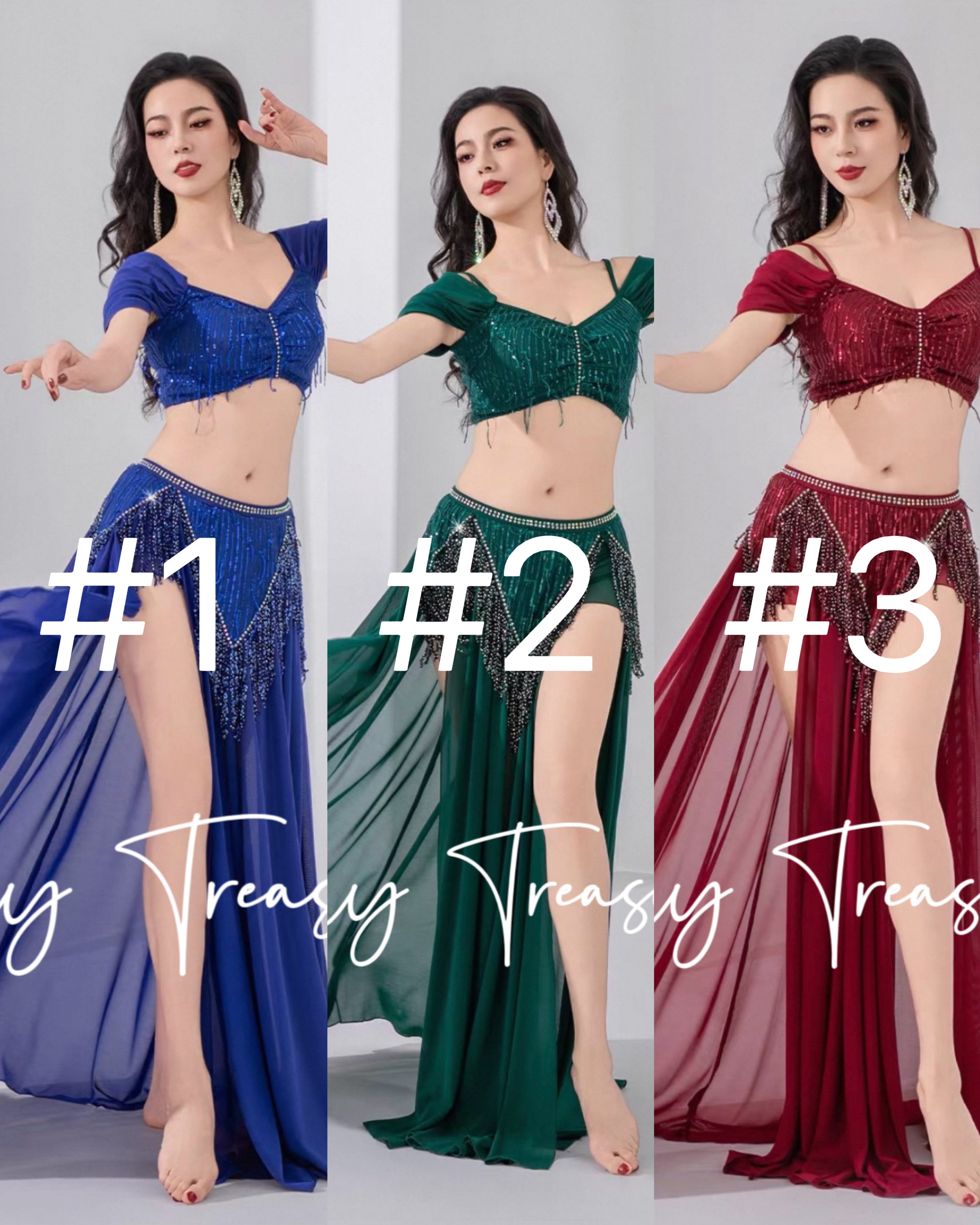 Belly Stars ベリーダンス衣装 セットアップ Lesson Wear | Belly Treasure®︎