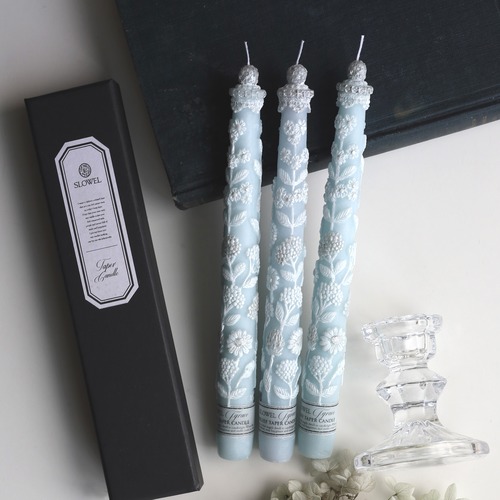 テーパーキャンドル　ライトブルー