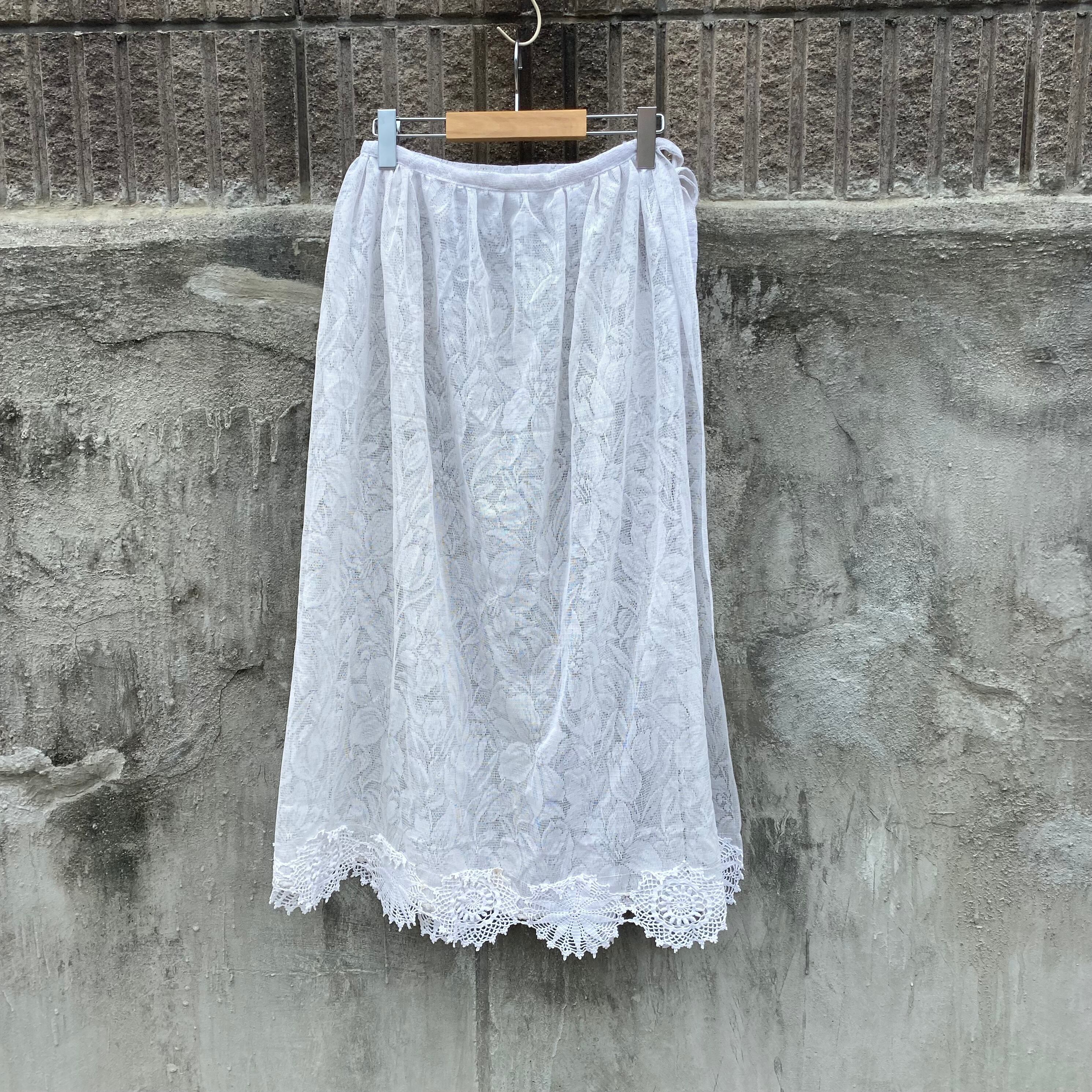 Re work Wrap Skirt / リワーク レース ラップ スカート古着 | 古着屋