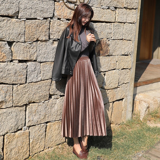 スカート 秋冬 きれいめ レディース プリーツスカート ロング丈 マキシ マキシ丈 9分丈 アンクル丈 無地 ウエスト ゴム プリーツ 黒 ブラック 青 ブルー 緑 グリーン 灰色 グレー ベージュ ピンク 水色 パステルカラー くすみカラー 大人カラー 春カラー 秋カラー かわいい 大人可愛い きれいめ シンプル カジュアル 大人 上品 おしゃれ お洒落 かっこいい クラシカル エレガント S M L XL 2XL 3XL 小さいサイズ 大きいサイズ 大きい 大きめ ビッグサイズ ゆったり ゆる