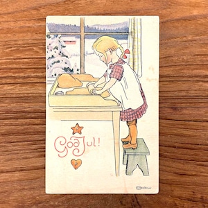 クリスマスカード「Elsa Beskow（エルサ・ベスコフ）」《221216-04》