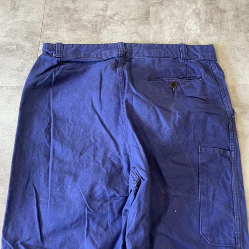 50-60s フレンチワーク コットンツイル パンツ W35 詳細写真11