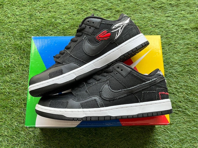 NIKE × WASTED YOUTH SB DUNK LOW PRO QS BLACK DD8386-001 27.5cm 73353