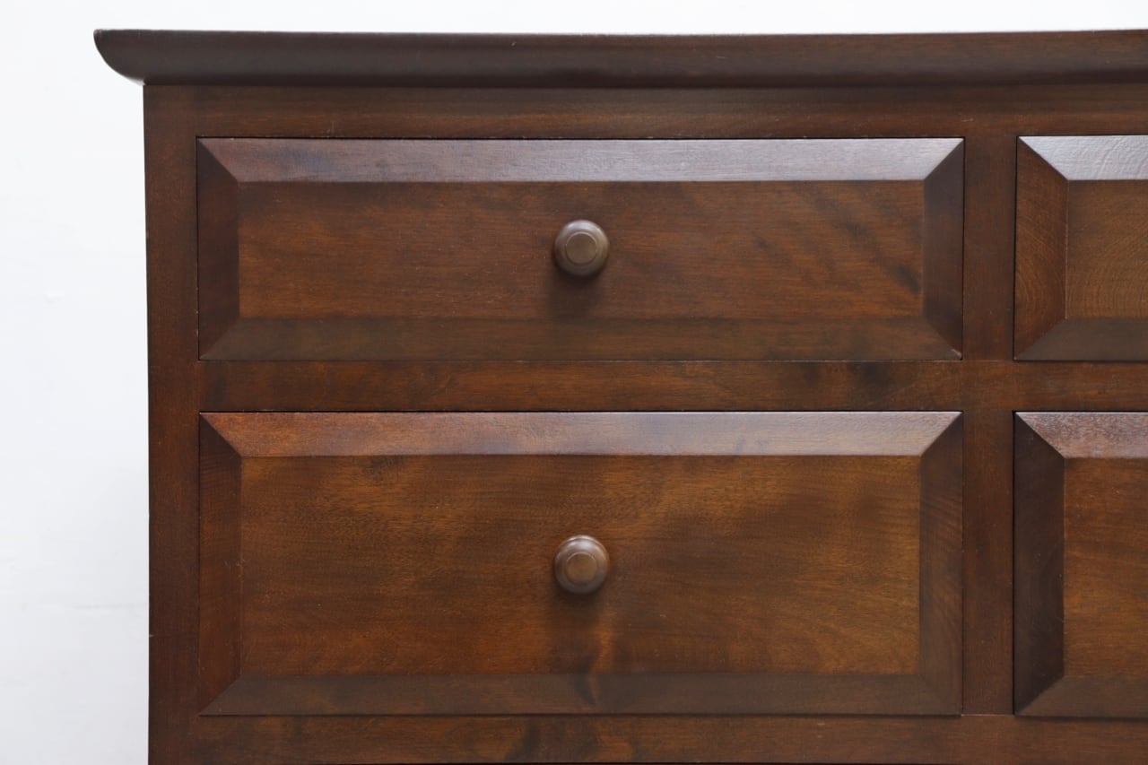 松本民芸家具 E-33型 ローチェスト ミズメザクラ無垢材 ローボード