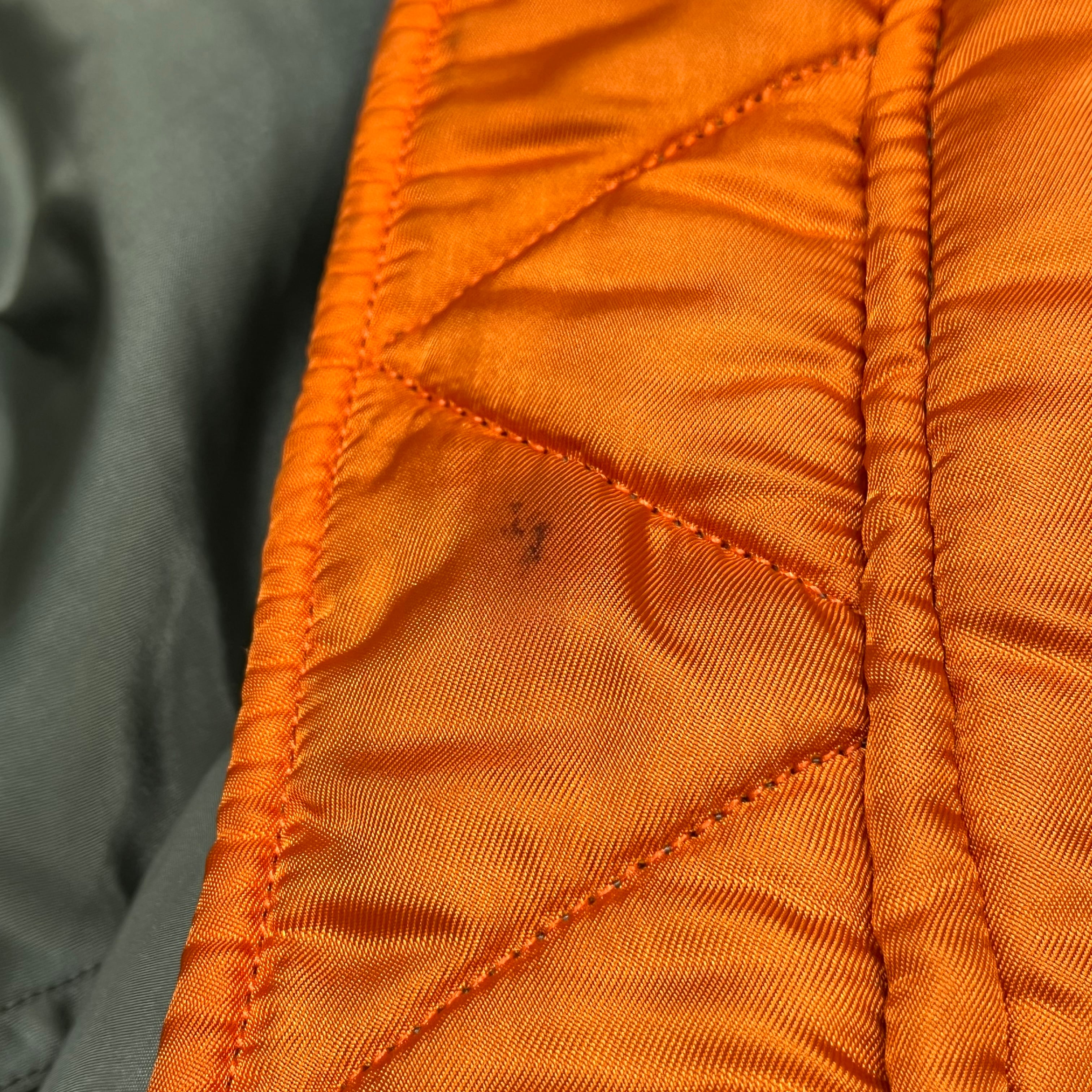 70s MA-1 Flight Jacket Orange Liner 70年代 フライトジャケット