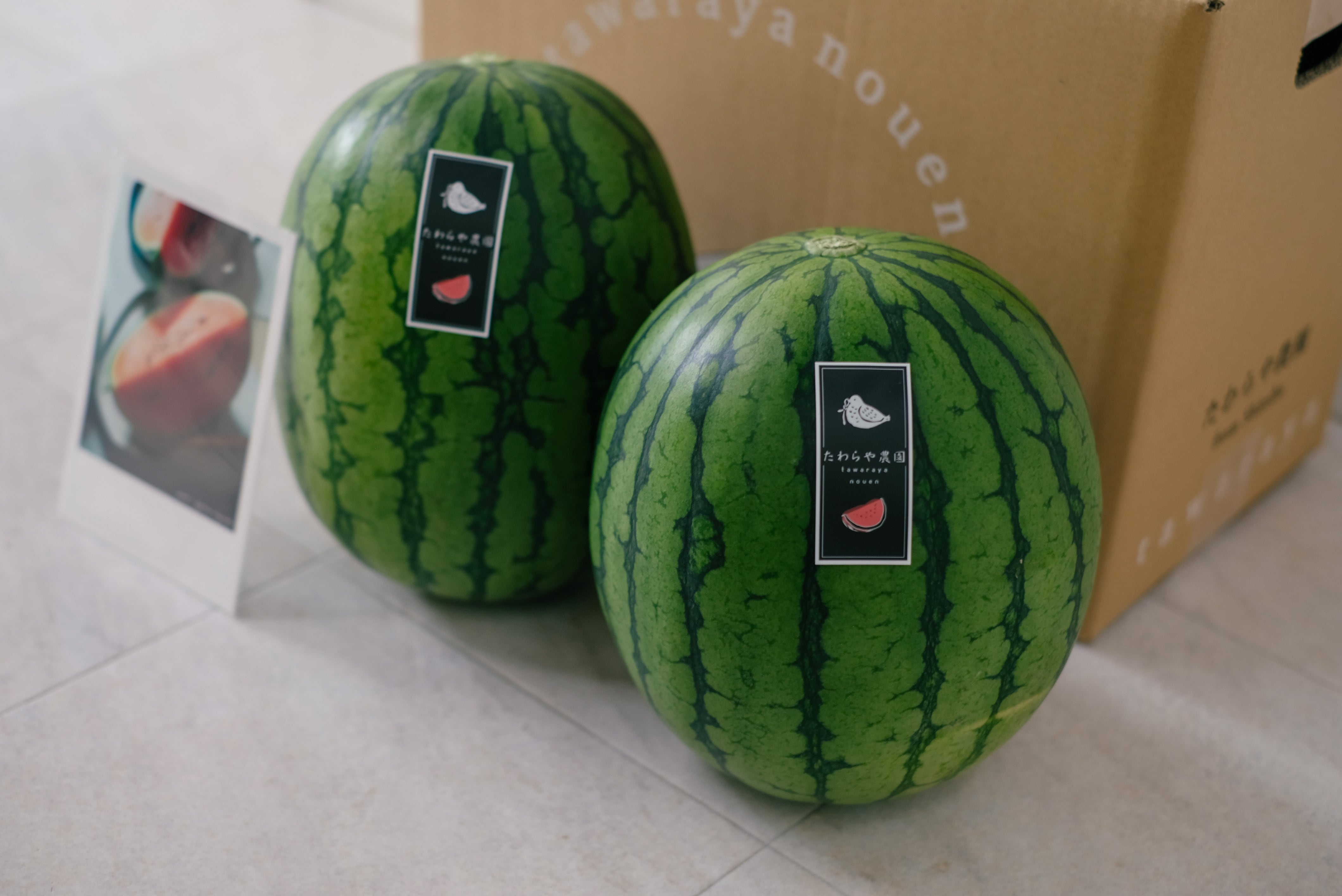 小玉すいか ピノガール 金賞受賞 4Lサイズ【2玉セット】スイカ 波田産