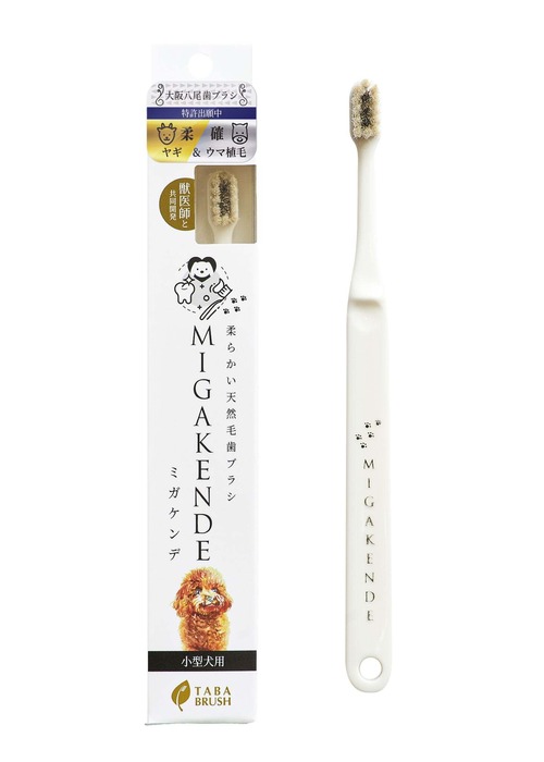 ミガケンデ 柔確植毛 ヤギ＆ウマ 1本 画像