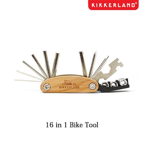 16 in 1 Bike Tool 16 イン1 バイク ツール 携帯用 工具 ハンドツール 自転車 バイク KIKKERLAND キッカーランド DETAIL