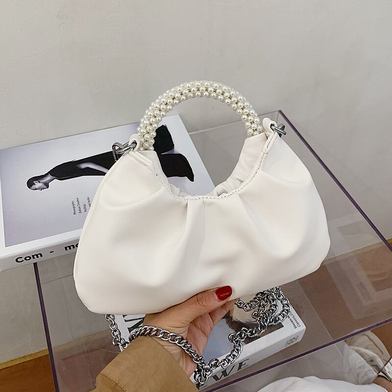 バッグハンドバッグ2020新しいトレンディな夏のチェーンワイルドメッセンジャーバッグインネット赤ファッションワンショルダーフォールドバッグ Tiancai_Wing_Bag1161522