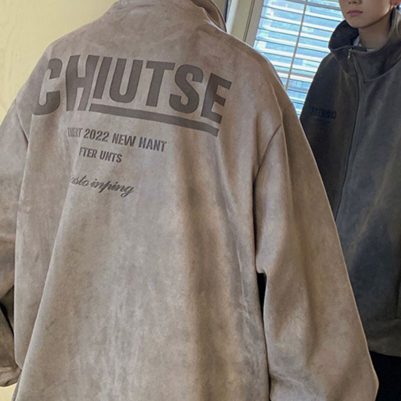 オーバーサイズバッグロゴジャケット C10431