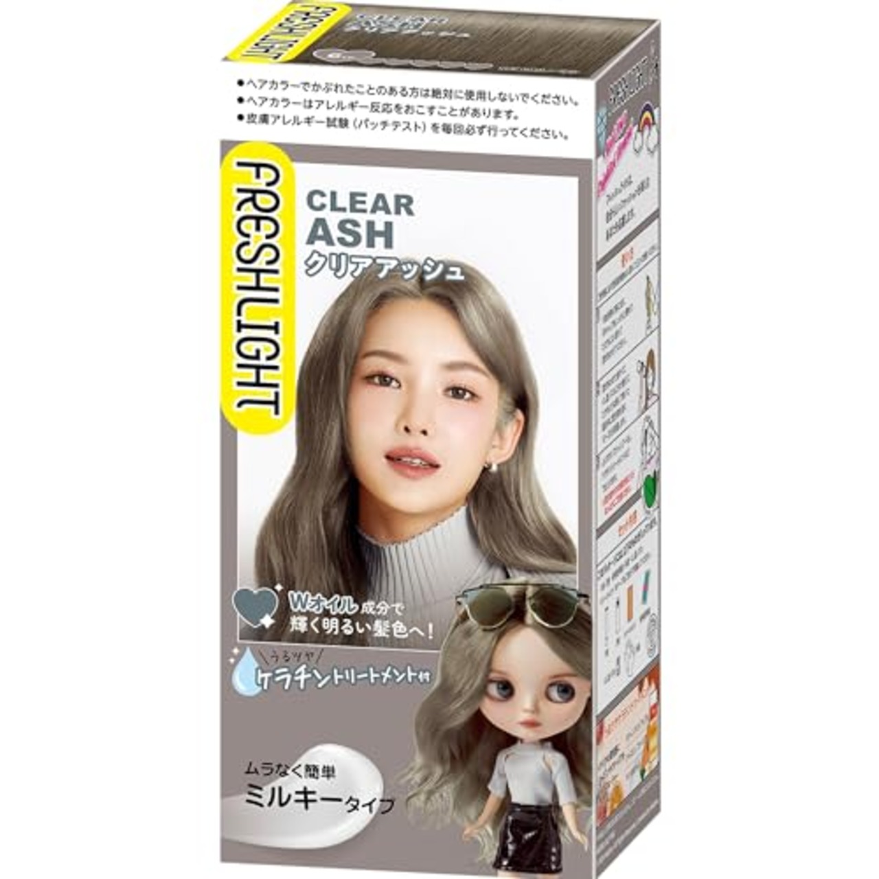 フレッシュライト ミルキーヘアカラー クリアアッシュ [医薬部外品] 1個 (x 1)