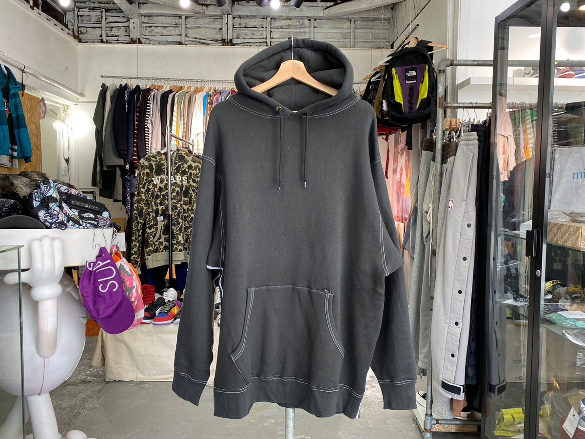 WTAPS BLANK 02 HOODED /COTTON SWEAT BLACK 04 212ATDT-CSM25 44762  