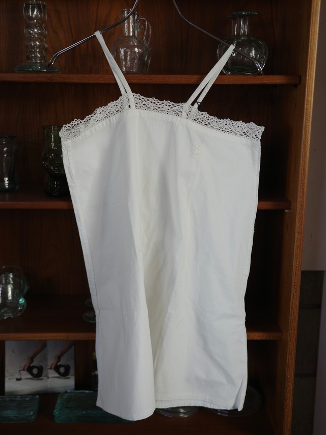 〈antique〉cotton lace cami dress ②