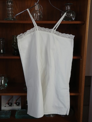 〈antique〉cotton lace cami dress ②