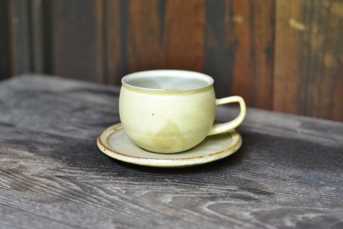 しろまるコーヒーカップ | しずく窯