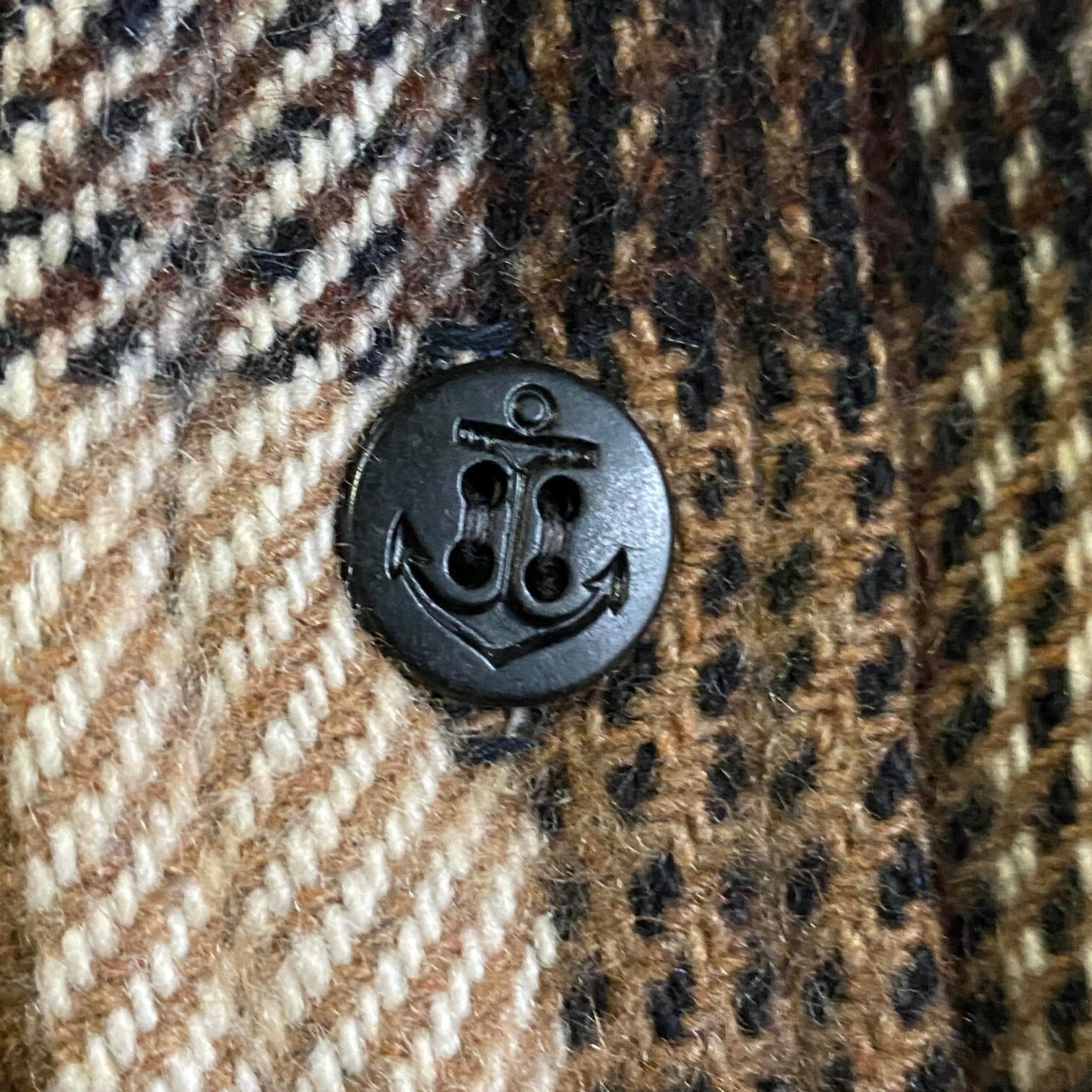 60年代 PINE CREST チェック柄 長袖 ウールシャツ ネルシャツ メンズL 