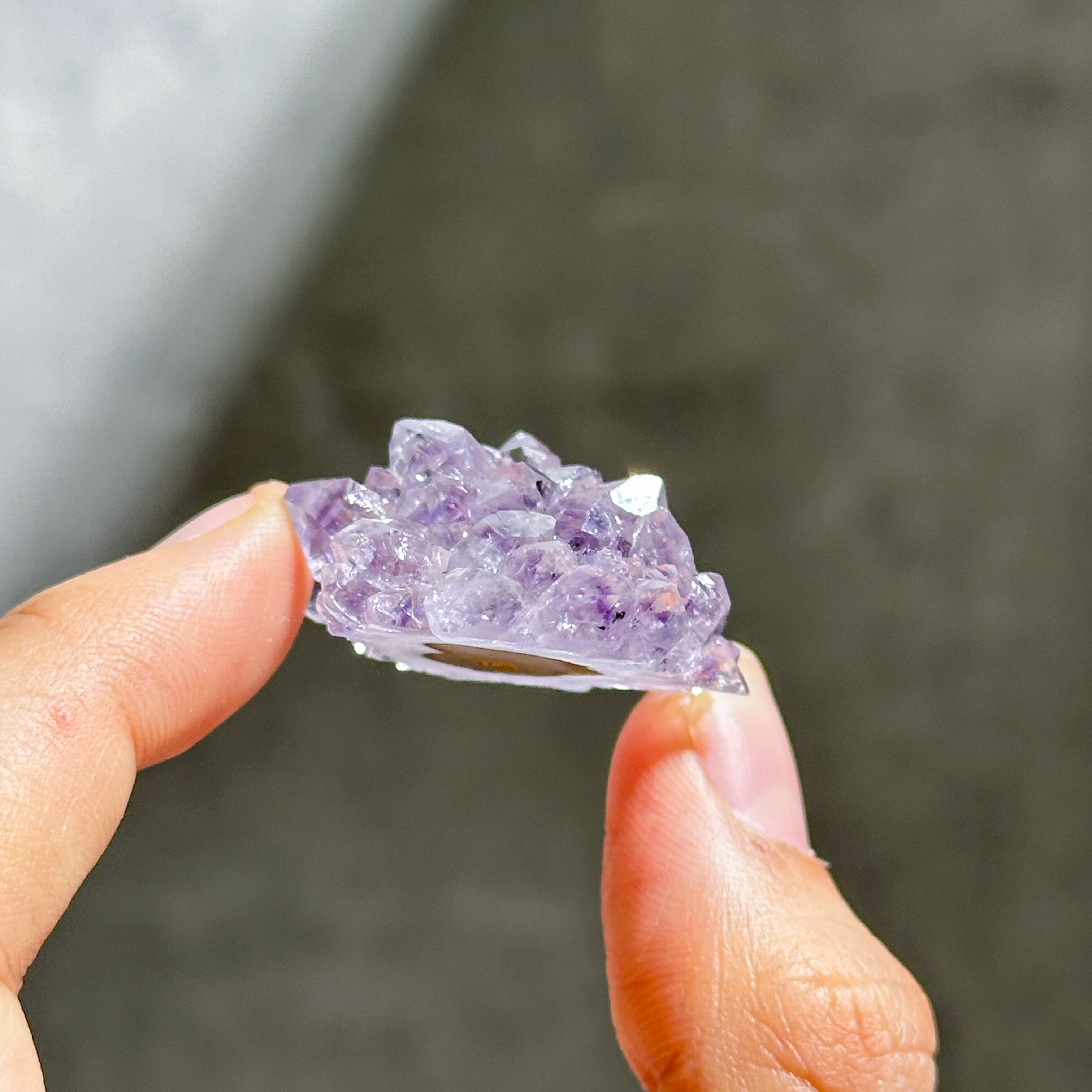 ウルグアイ産フラワーアメジスト 原石33◇ Flower Amethyst ◇天然石