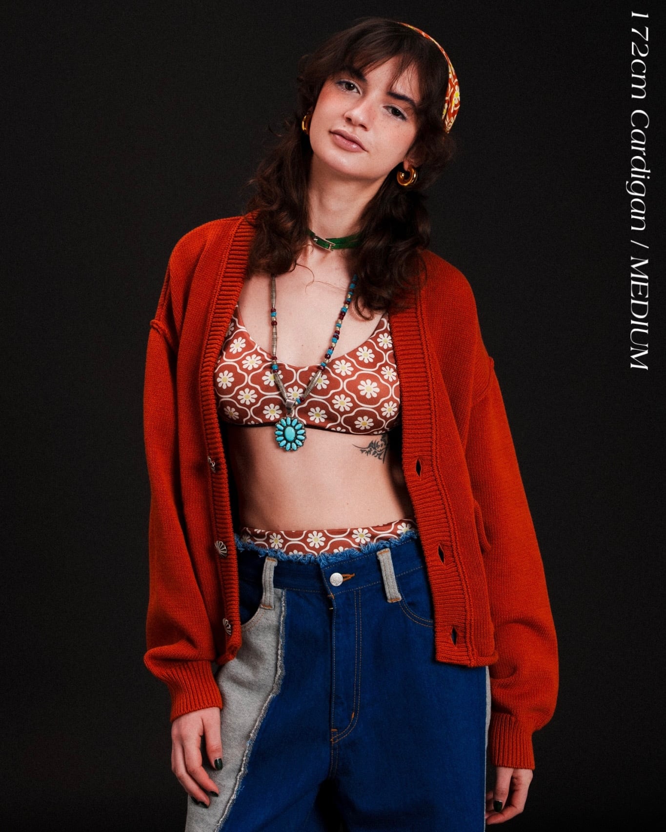 Concho Knit Cardigan | AMBERGLEAM