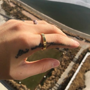 韓国風シンプルリング【OMA0022】