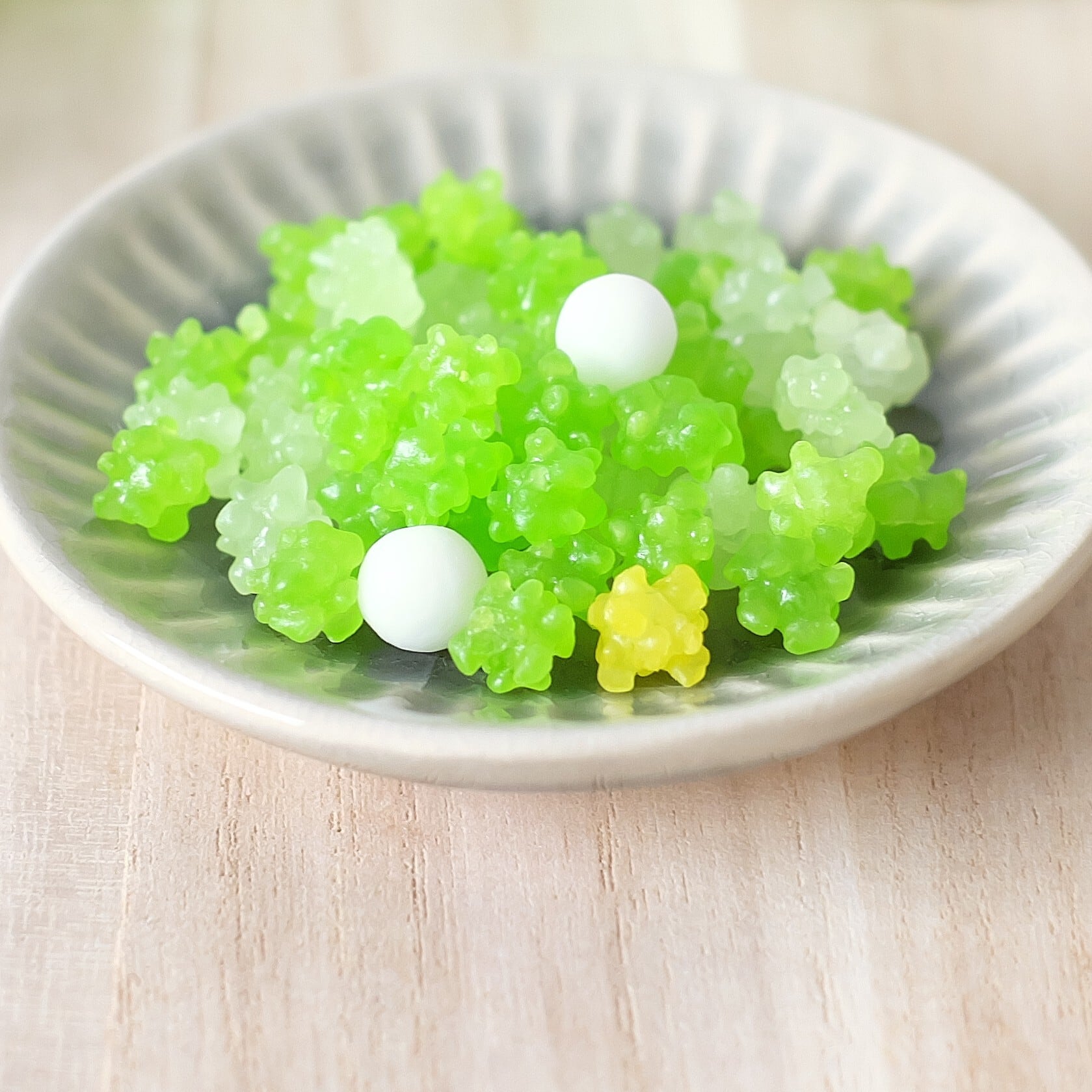 屋号　すずらん　金平糖瓶　レトロ瓶　ガラス 瓶入り金平糖【すずらん】 / 金平糖・おせんべい・かりんとうは