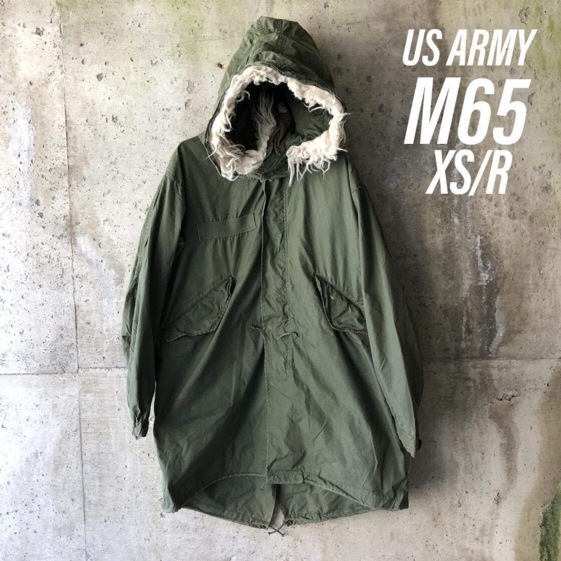 KU76 実物 M-65 US ARMY フィッシュテールパーカー XS/R | Pay ID