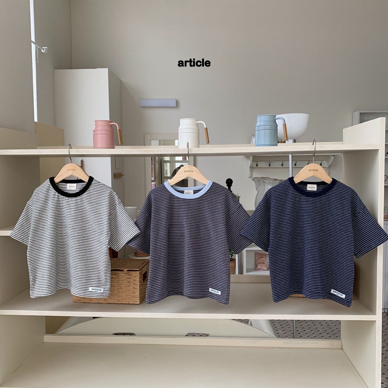 [article] Soft Striped Tee / [아티클] 말랑단가라티