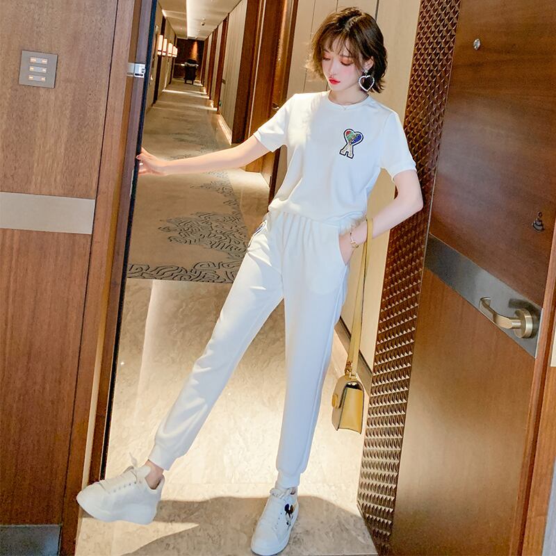 ラウンドネックルーズセーター ウェストパンツ スプリング 春物 Oネック MIUCO64697277260