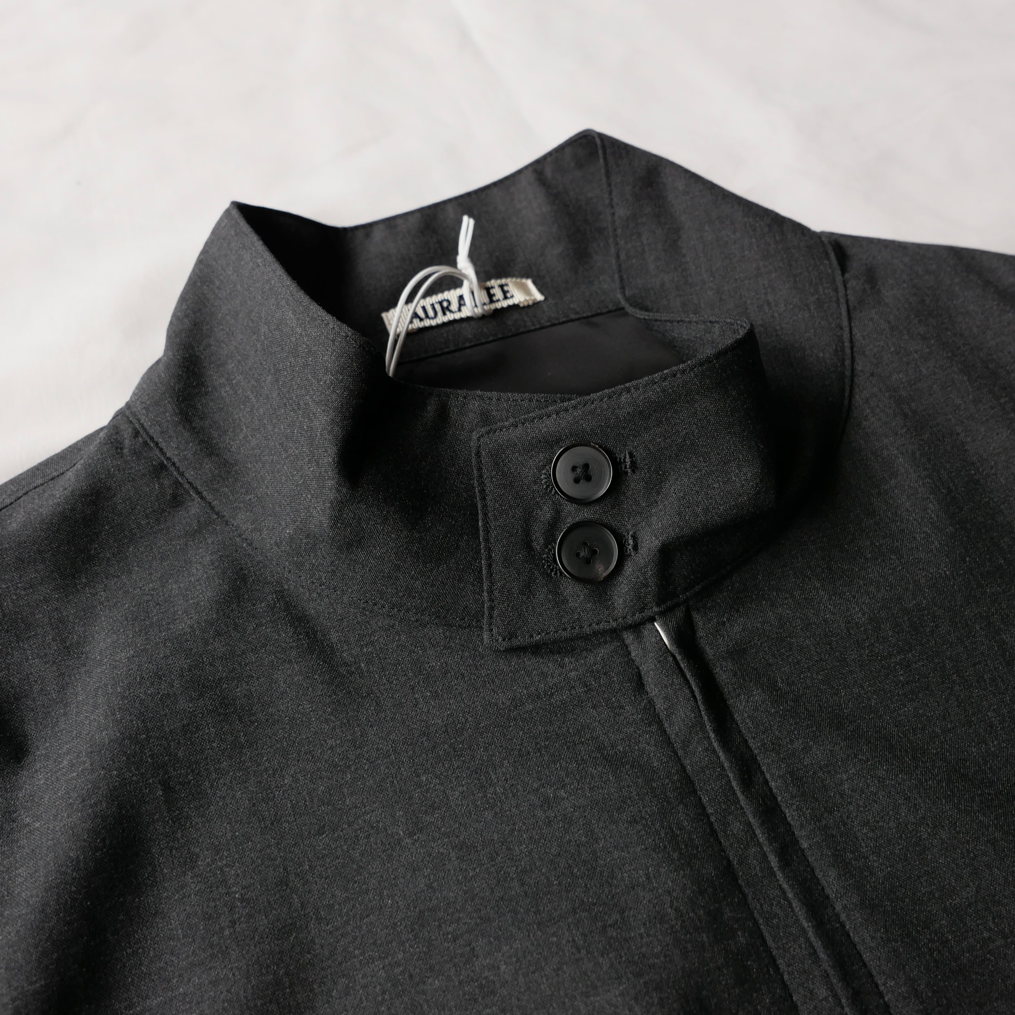 AURALEE 26SS ULTRA FINE TROPICAL WOOL ZIP BLOUSON | safarionline