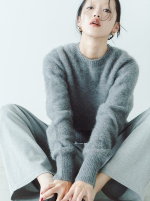 Fox Cashmere Knit (Gray)