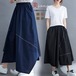 スカート ロング フレア 切り替え aラインスカート 春 膝丈 レディース ロングスカート 大きいサイズ ウエストゴム マキシスカート 春夏 大きいサイズ ロング丈 体型カバー フレアスカート ひざ丈