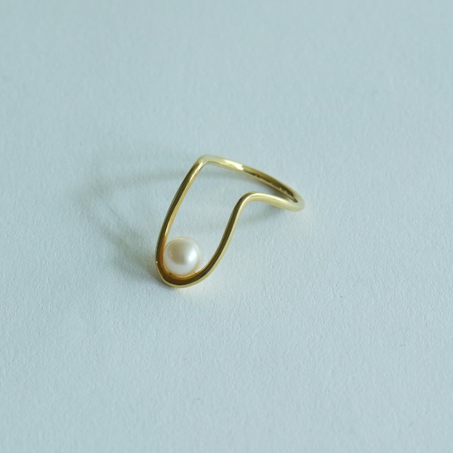 PEARL ONE NAIL RING