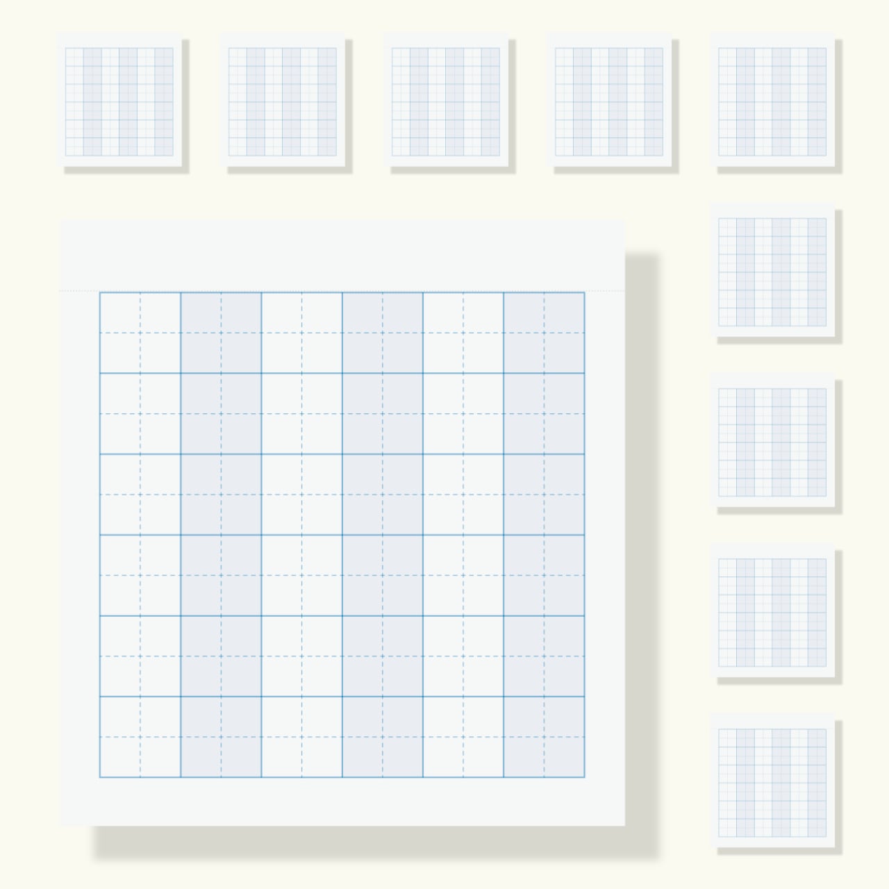 計算用フセン"Toketa!"(×10)(100枚/冊)