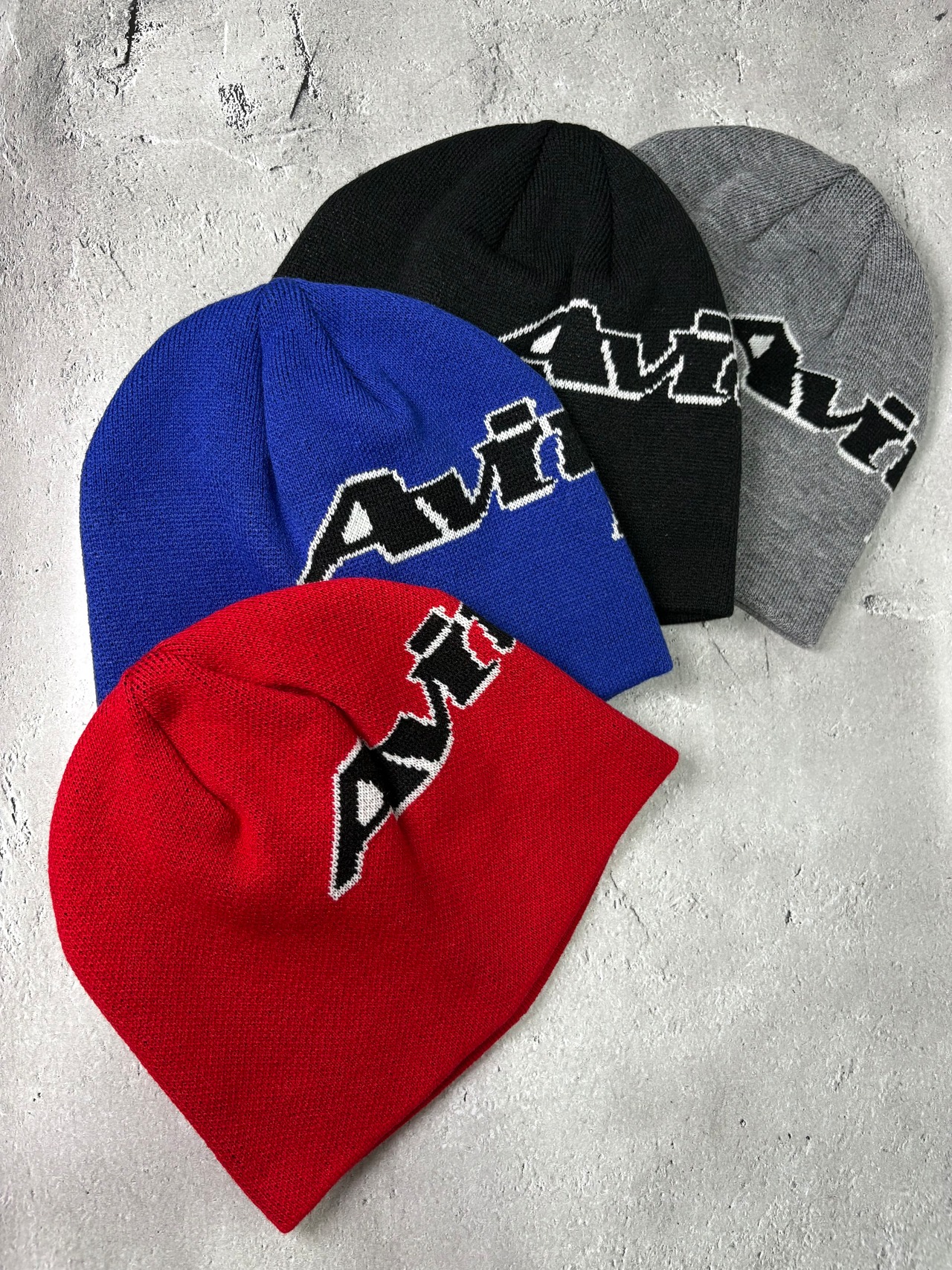 AVIREX / アヴィレックス AX EX VARSITY GOALERS KNIT BEANIE ニット帽 4色
