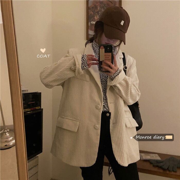 ホワイトジャケット オータムウィンタースタイルカジュアル 秋物 冬物 モンロー49413668198