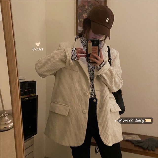 ホワイトジャケット オータムウィンタースタイルカジュアル 秋物 冬物 モンロー49413668198