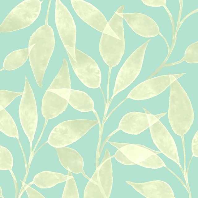 2022春夏【Paperproducts Design】バラ売り2枚 ランチサイズ ペーパーナプキン Scandic Leaves sky グリーン