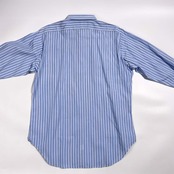 90s 00s Polo by Ralph Lauren ポロ ラルフローレン ストライプ 長袖 ワイシャツ ドレスシャツ サイズ 42-82 /ブルー×ホワイト×ピンク メンズ ビンテージ