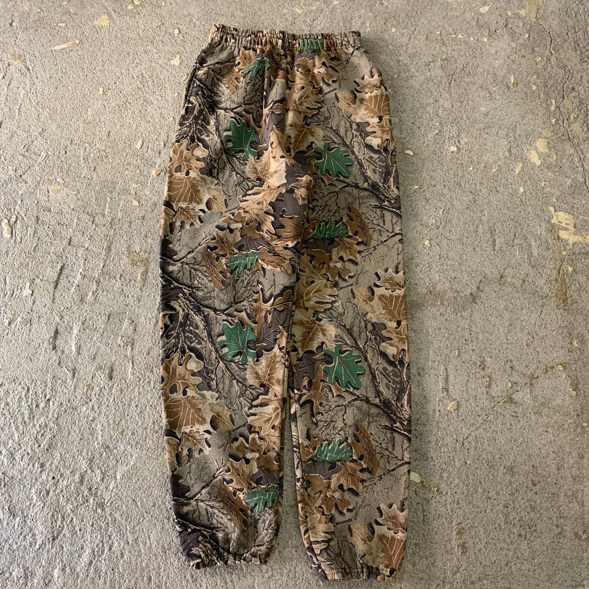 old real tree camouflage sweat pants | What