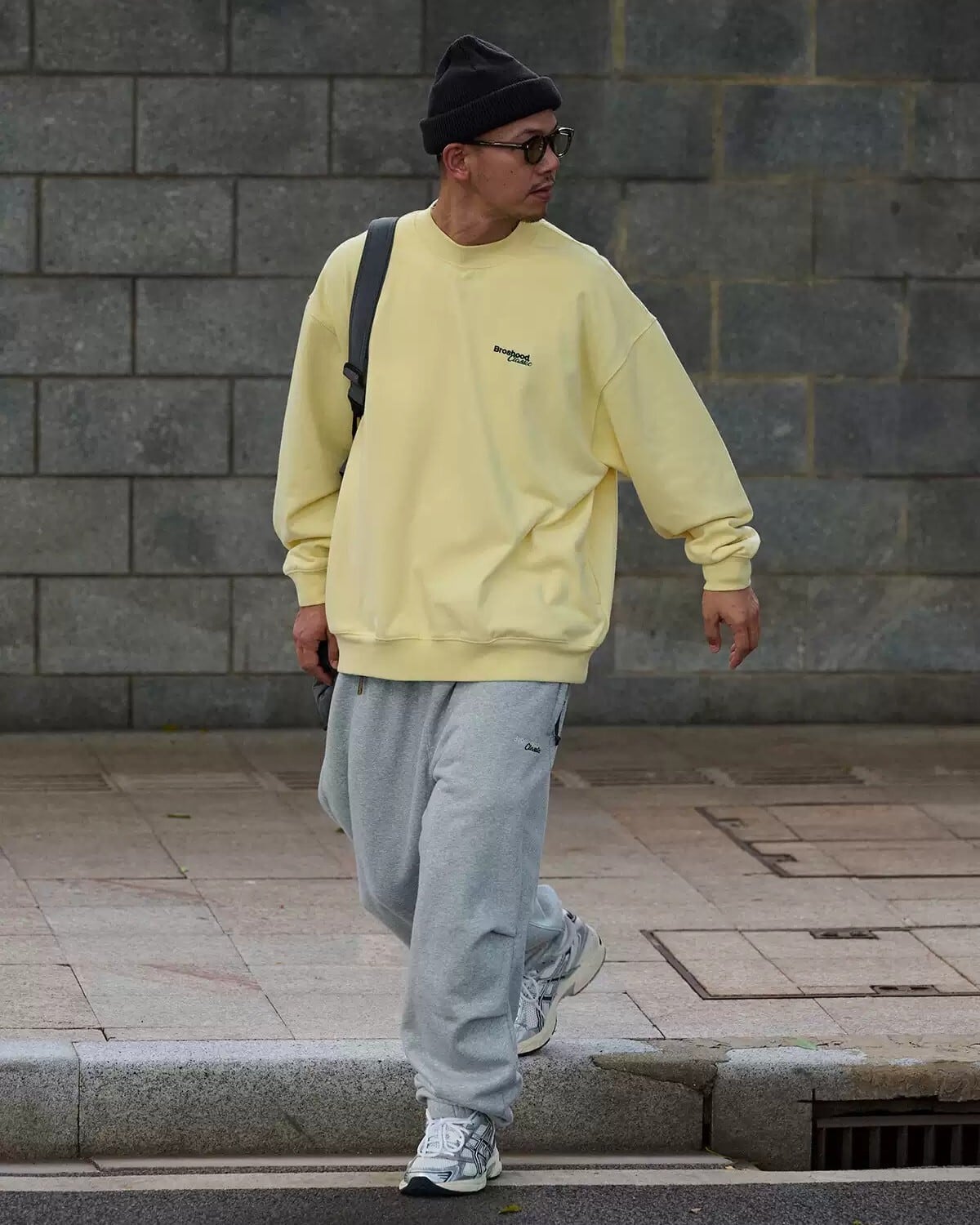 スウェットシャツ Oversized Drop Shoulder Crew Neck Sweatshirt x00745 | XPOSE