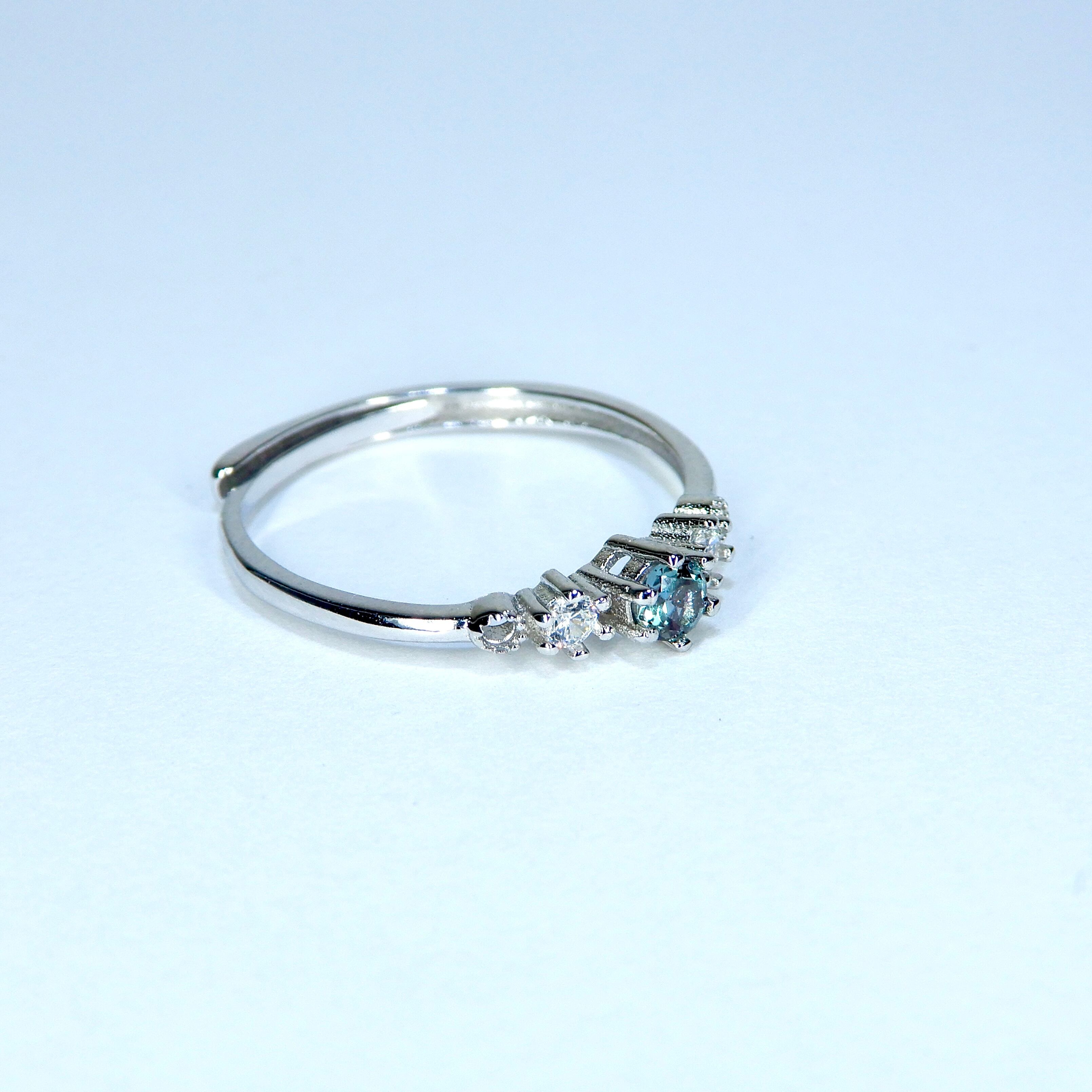 プラいちRing♦︎合成アレキサンドライト♦︎