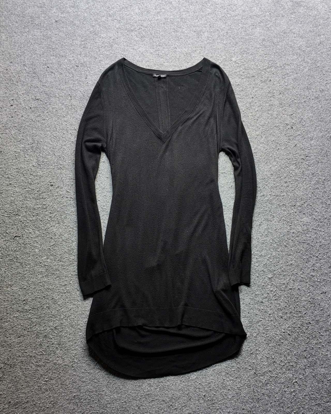 【ANN DEMEULEMEESTER】long length deformed knit